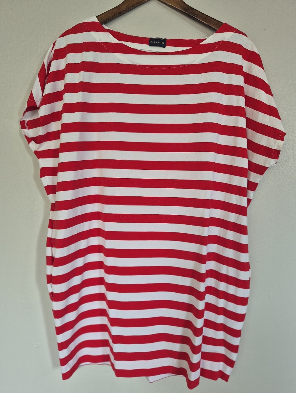 Paul & Shark Cruise Slouchy T Shirt Dress Pockets Medium